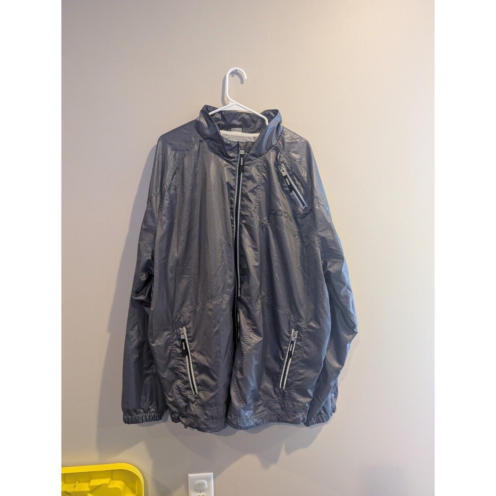 COOGI Australia Men's Size 5X C69 Yacht Club Zip Jacket Mesh Lined Reflective